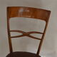 Série de six chaises en bois