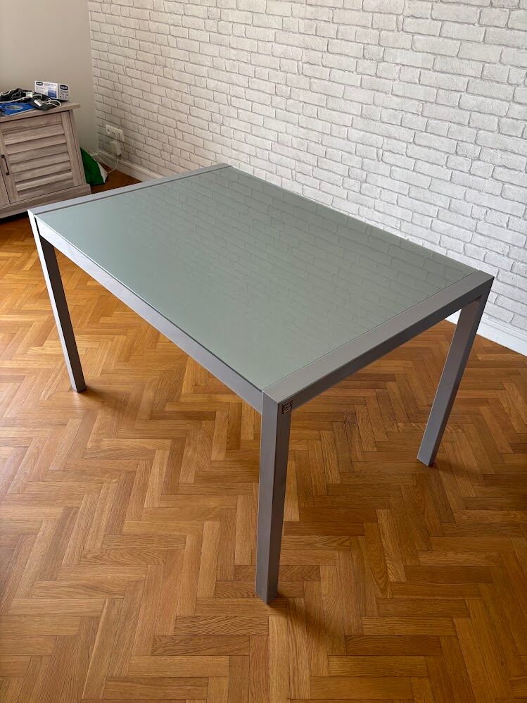 Table extensible en verre Cancio modèle concept