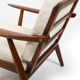 GE-270 Teak Easychair by Hans J. Wegner for Getama