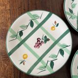 Longchamp dessert plates and oval dish