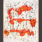 Abstract Composition II, Oil/Acrylic on Canvas, 82 x 103 cm