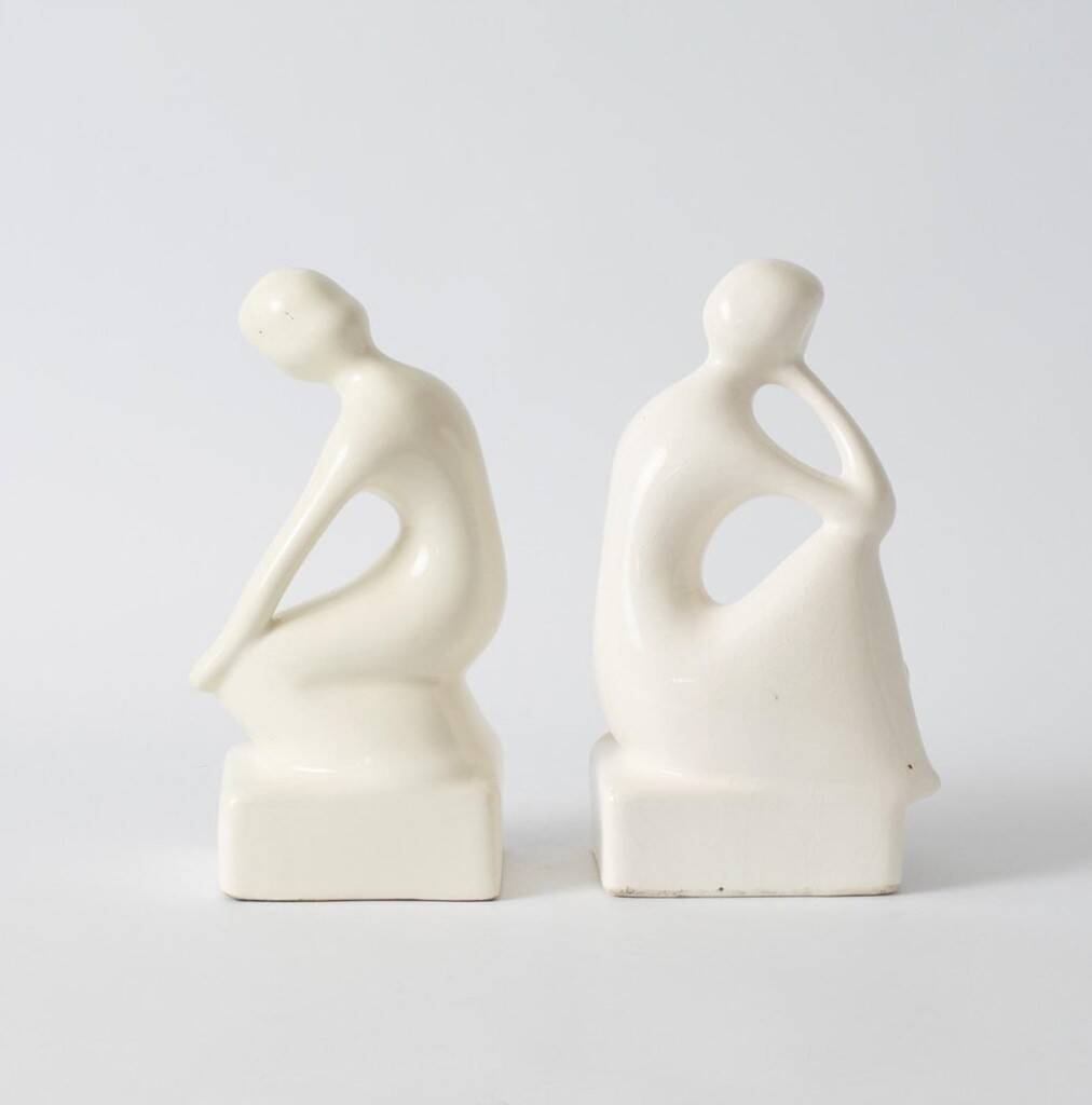 2 Royal Delft bookends 1960