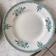 Set of 4 flat plates Terre de Fer Saint-Amand XIXth