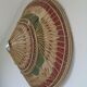 Vintage handcrafted hat deco wall rattan natural rush