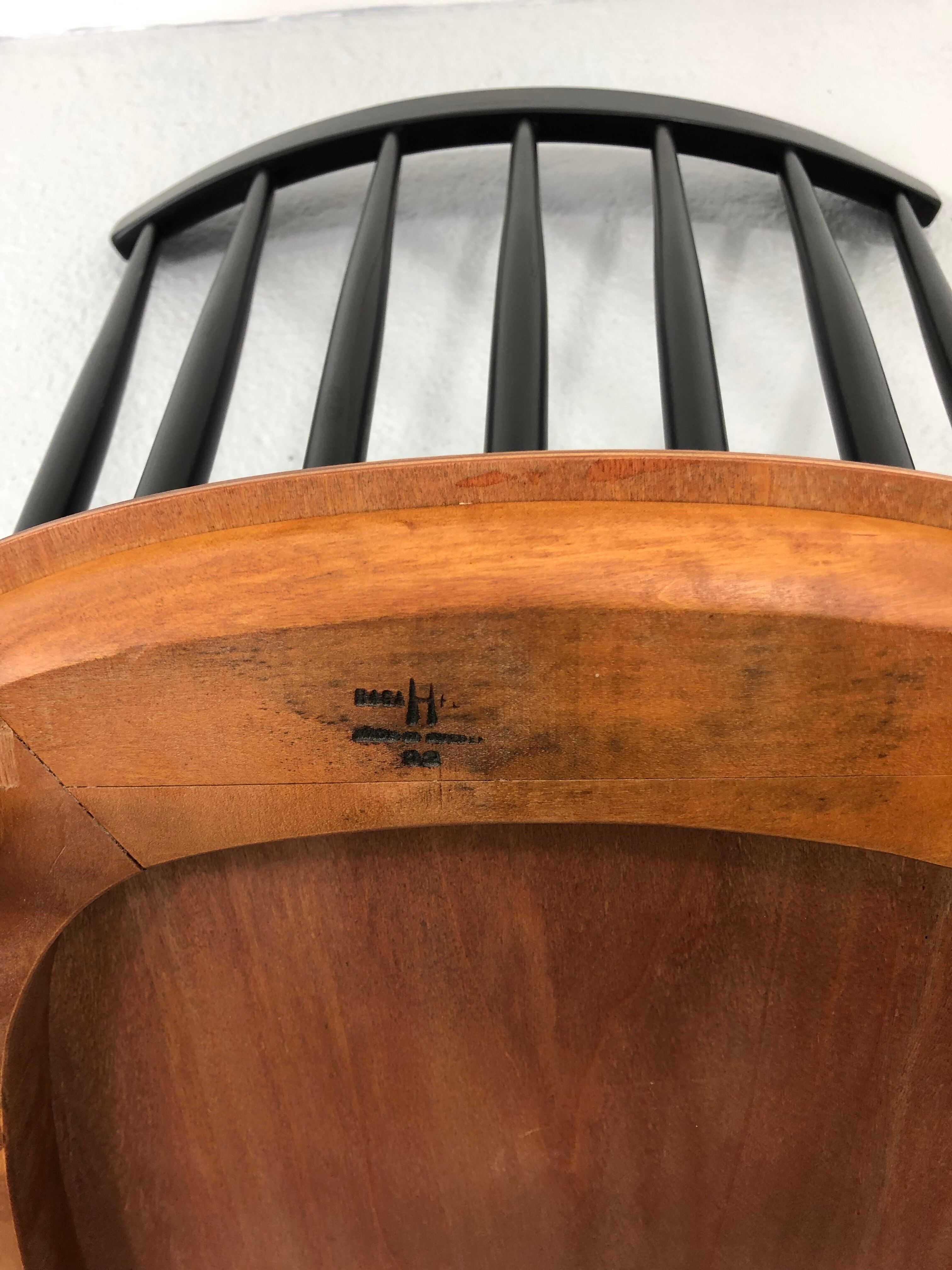 Chair by S. E. Fryklund for Hagafors, Sweden, 1960s