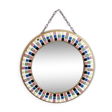 Vintage earthenware mirror 1970