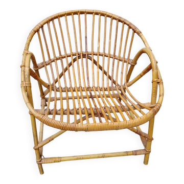 Rattan armchair