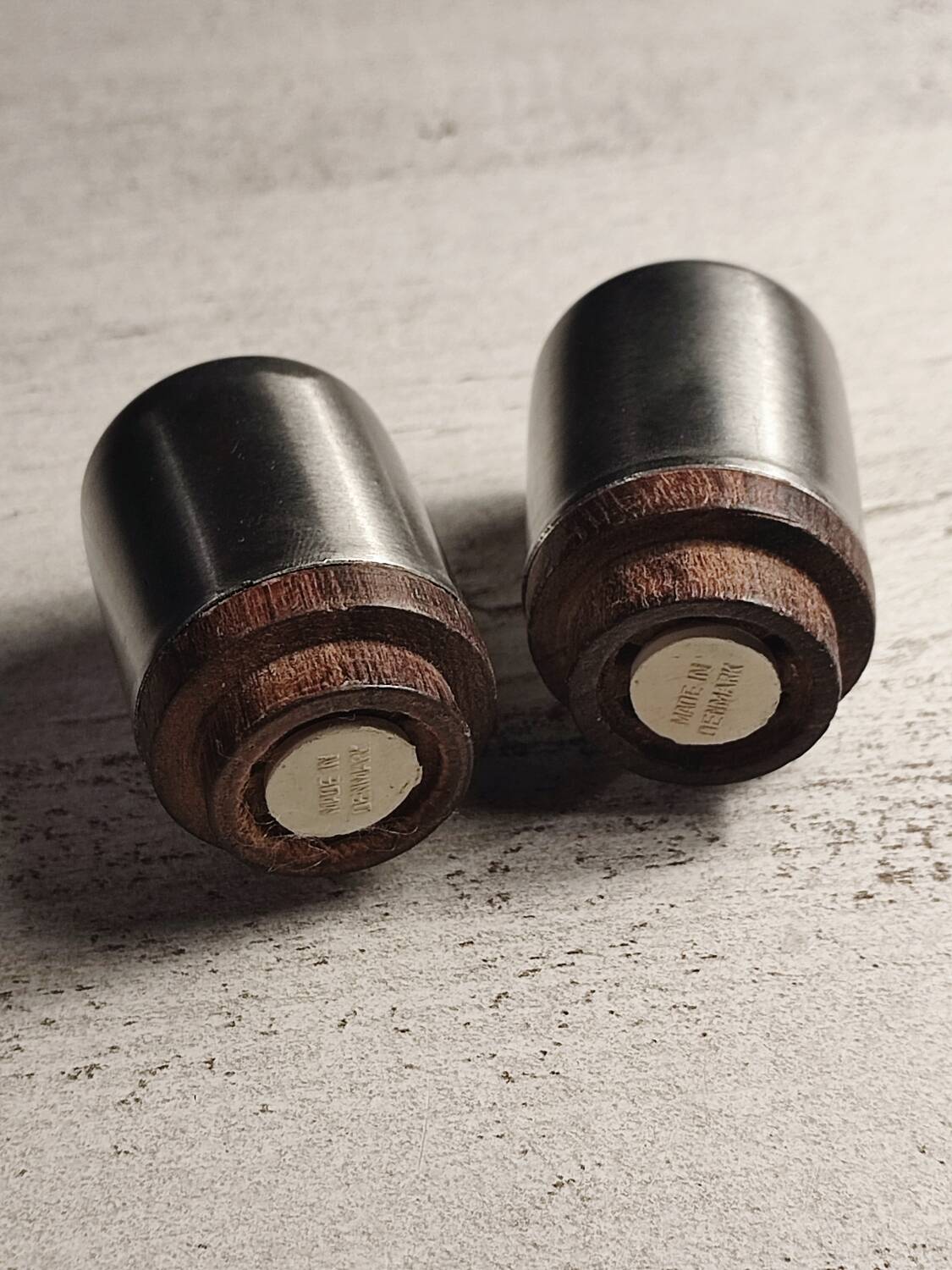 Vintage Scandinavian salt & pepper shaker.