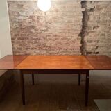 Vintage extendable rosewood dining table