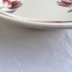Antique shallow dish Badonviller tulip decoration