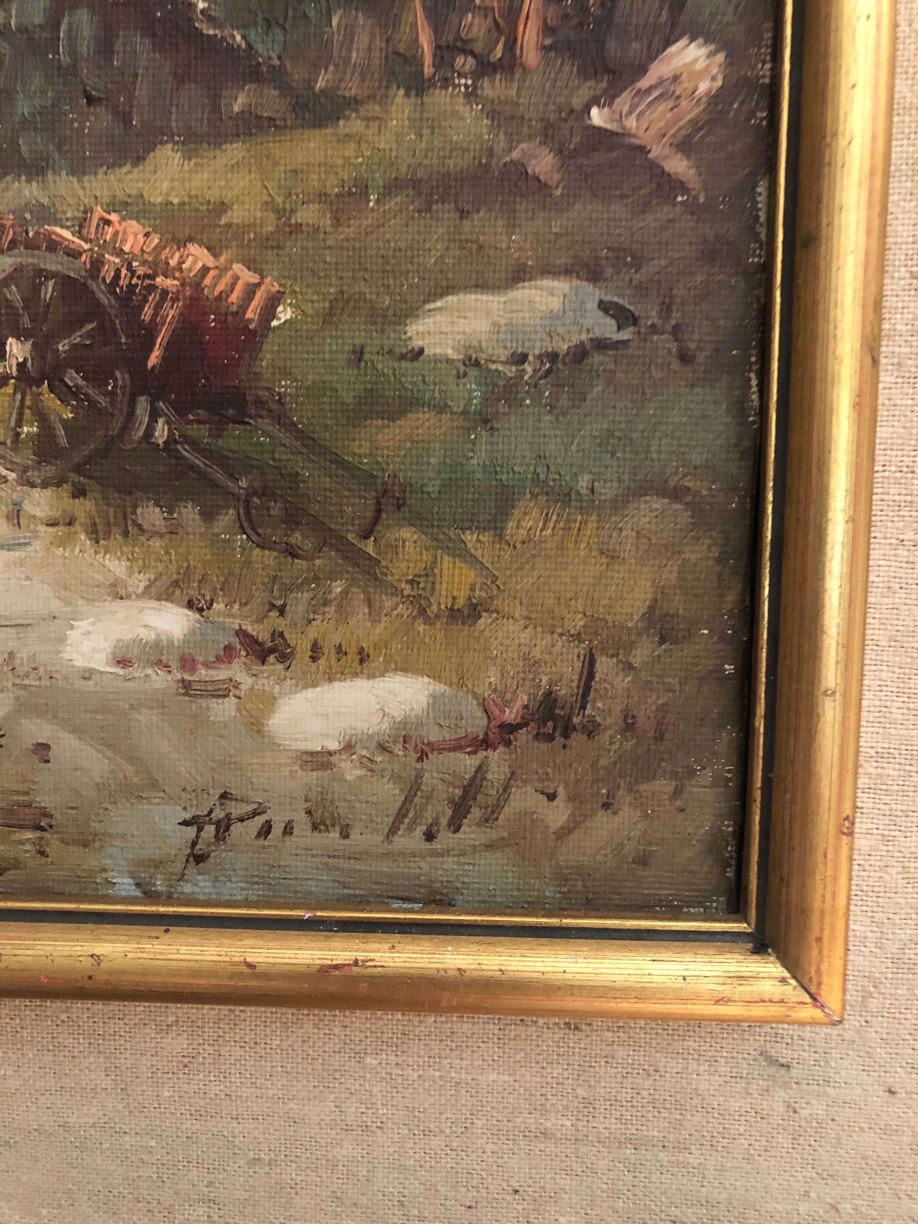 Oil painting, Basque Country