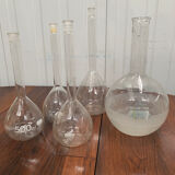 5 laboratory flat-bottomed balloon vases