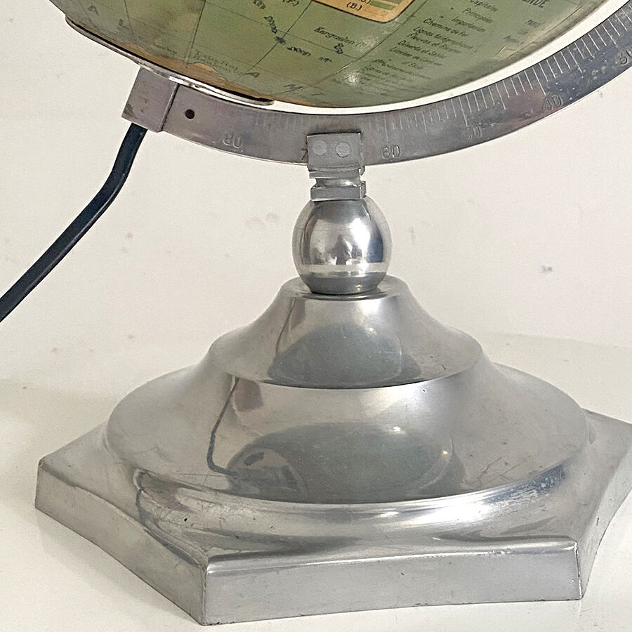 Luminous glass globe early twentieth century