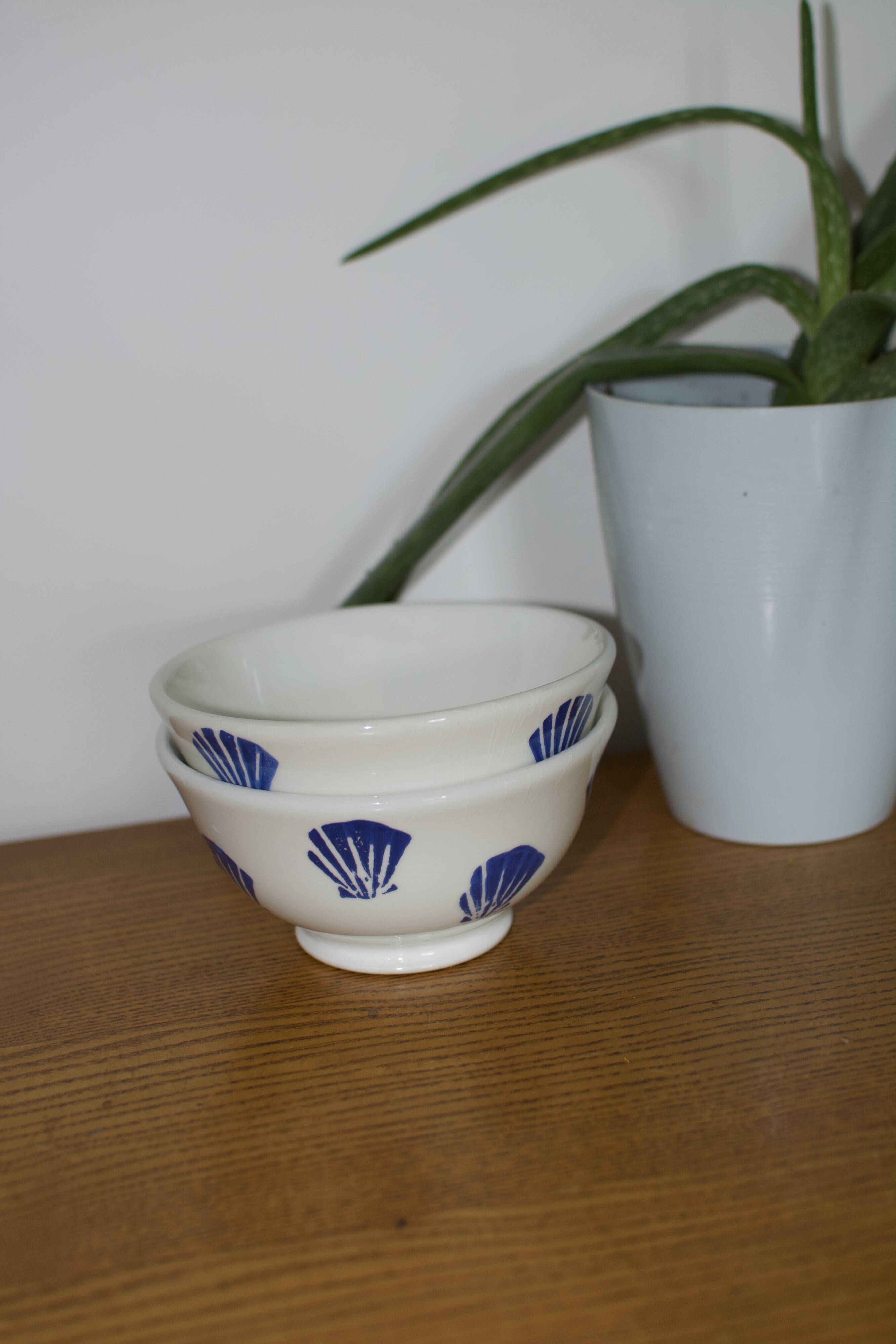 2 vintage Italian ceramic bowls Quadrifoglio