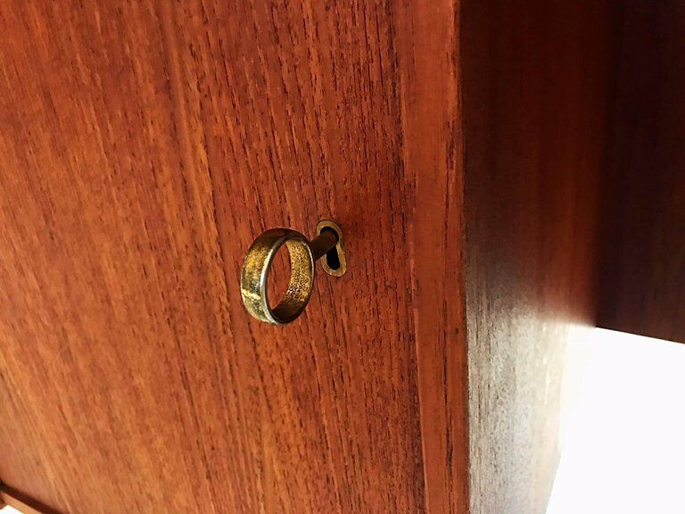 Office Danish teak Gunnar Nielsen Tibergaard