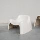 Paire de fauteuils « Toga » en fibre de verre « Space Age » par Sergio Mazza pour Artemide