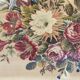Cross-stitch tapestry in a Louis XVI style frame from around 1900.
