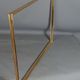 Frame baguette wood gilding gold leaf 56x42 foliage 54x40 cm good used SB