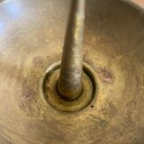 Pair of brass church candlesticks
