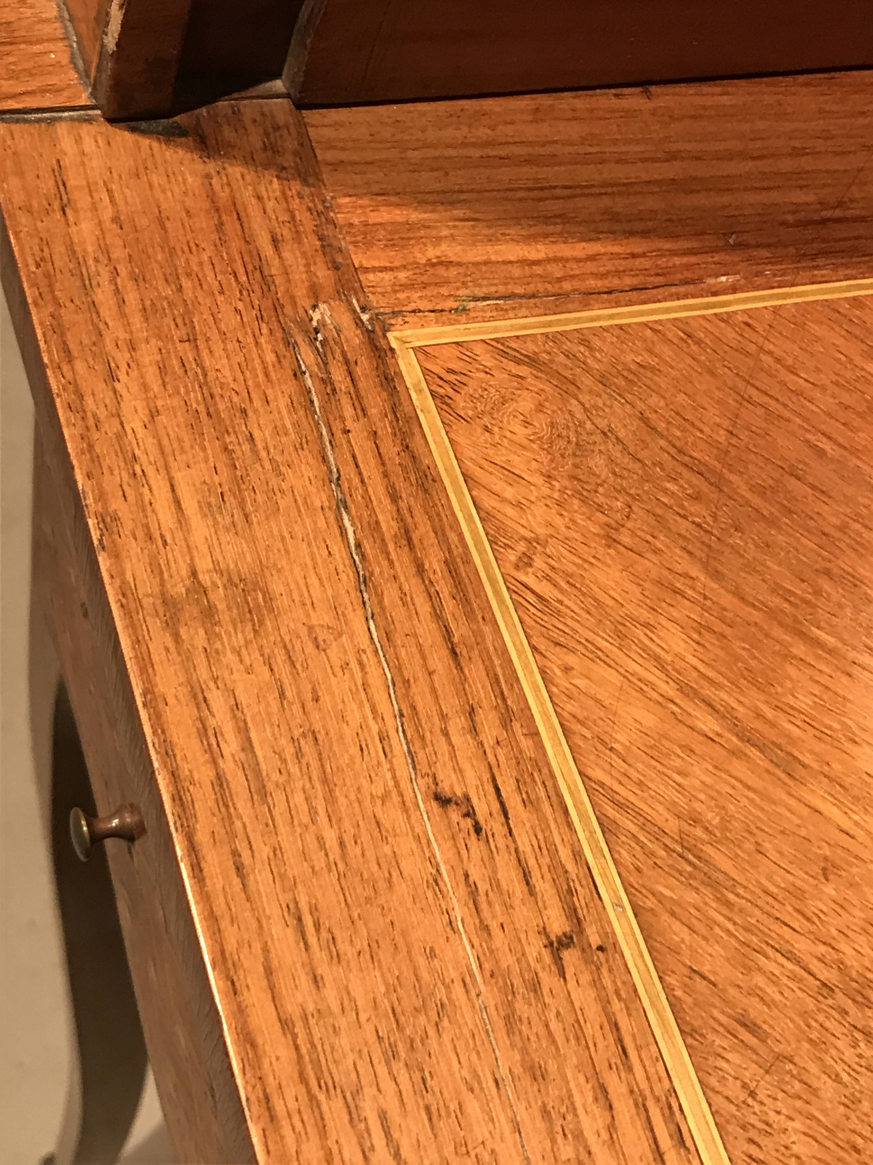 Wooden cylinder secretary