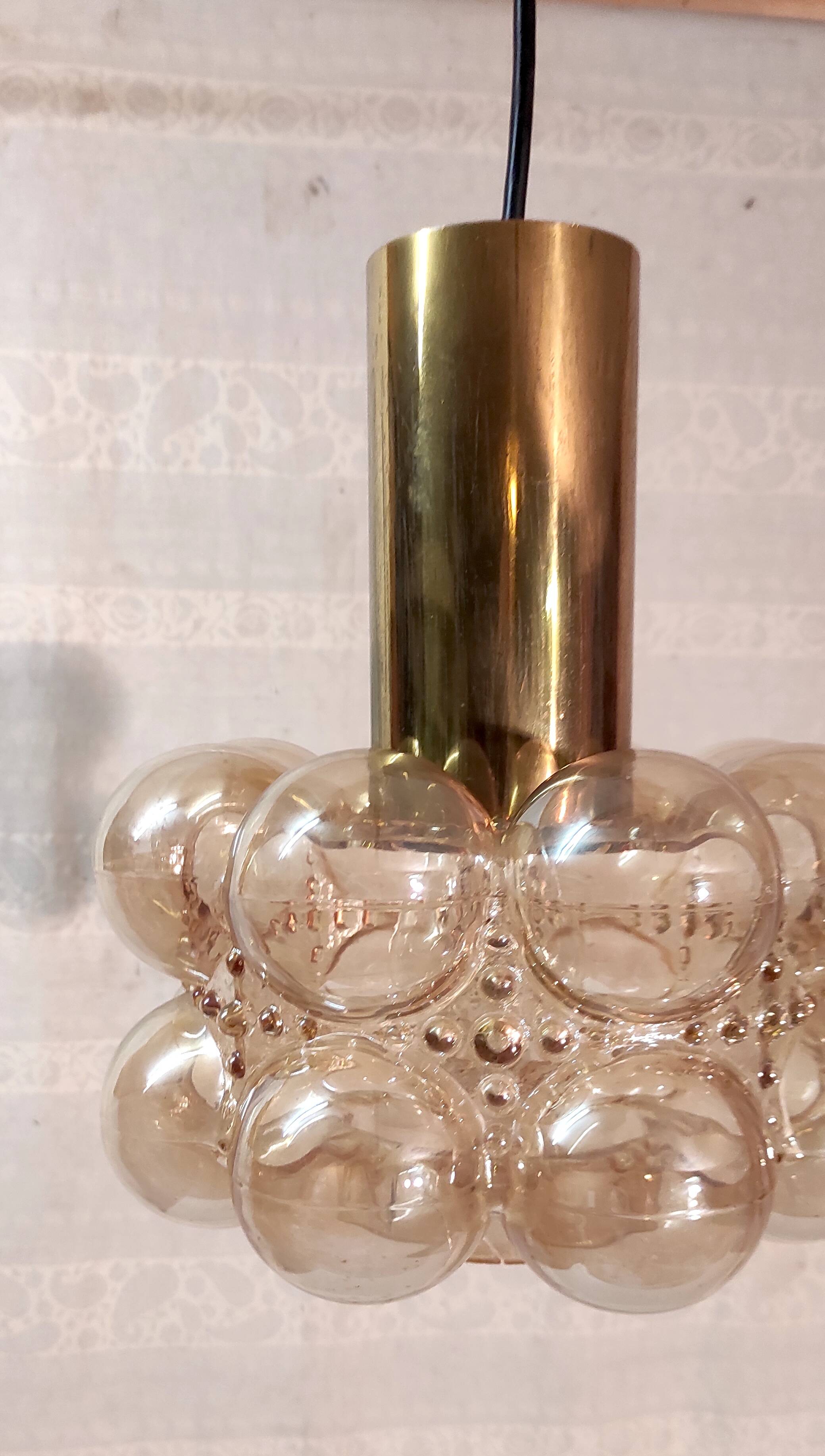 Suspension design bubble par Helena Tynell pour Limburg - années 60/70