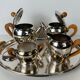 Alessi coffee and tea set silver-plated