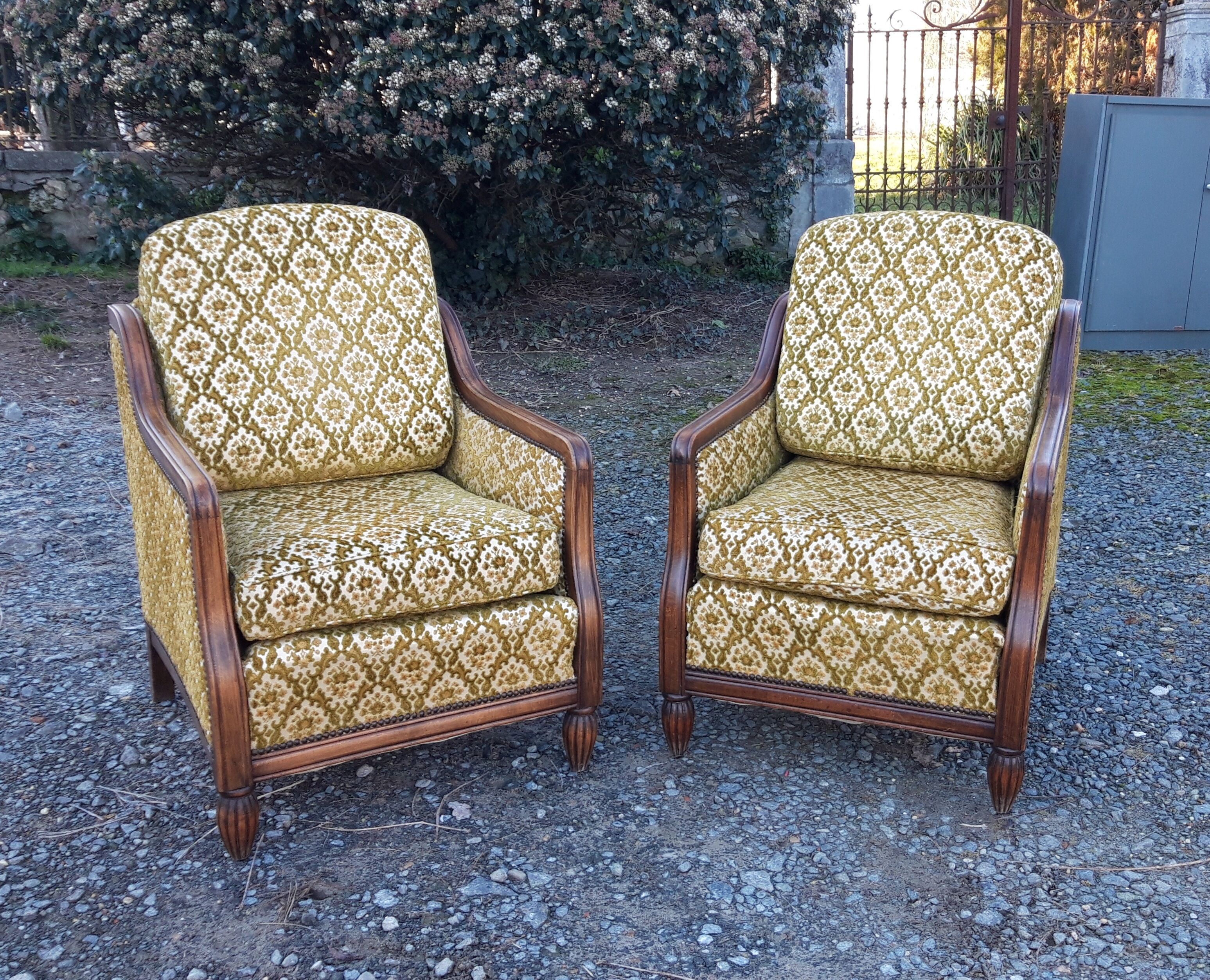 Pair of vintage armchairs