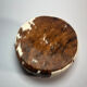 Vintage cowhide pouf from the 80s.
