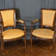 Pair of convertibles of the Directoire in walnut early nineteenth