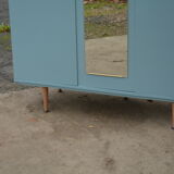 Vintage wardrobe and shelves