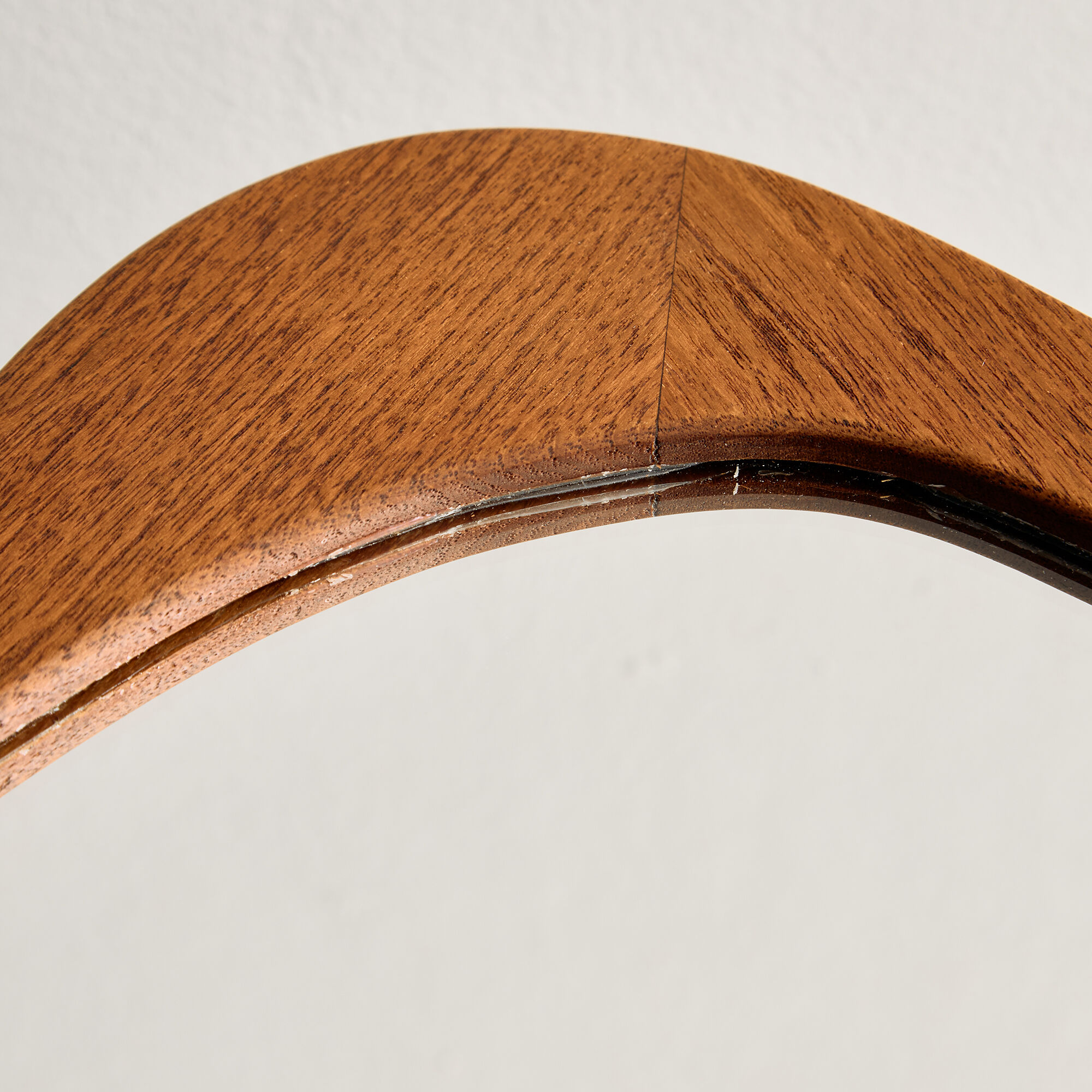 Framed mirror in teak