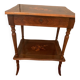 Occasional table with marquetry