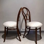 Paire de chaises August Thonet en bois courbé par Thonet Bros