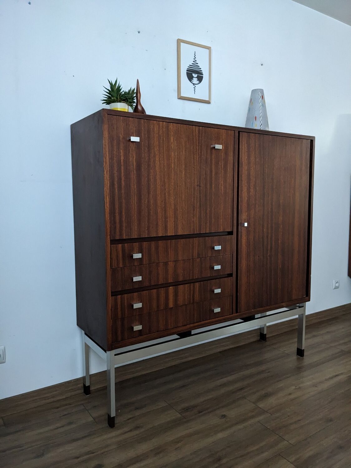vintage secretary desk Scandinavian design