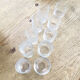 Lot 10 verres striés