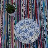 6 plates flat flowers vintage by Grindley