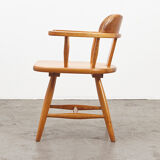 Set of 6 Scandinavian Pine Chairs 1960s/70s