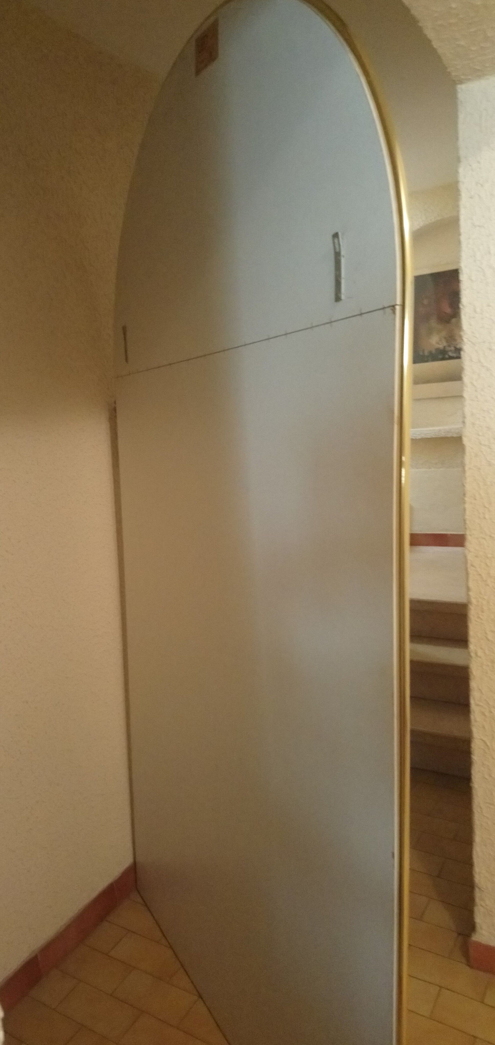 Floor mirror Italian style of the 80s 208x117cm