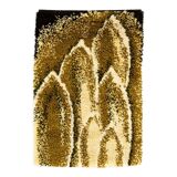 Scandinavian 20th century modern long pile rug, 160 x 110 cm (63 x 43 in)