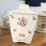 Pot "sucre" flowers and gilding