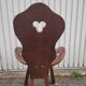 Paire de chaises brutalistes