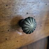 Directoire style sideboard with trompe l'oeil drawer in solid wood