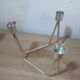 Pair of candlesticks Neptune collection new shapes Christofle 1959