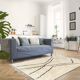 Modern Moroccan carpet white
