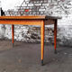 Table à manger vintage avec allonges
