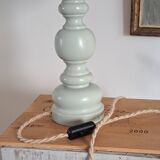 Vintage wooden table lamp from the 1980s revisited