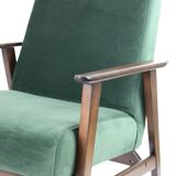 Fauteuil vert années 1970