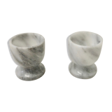 Egg cups in marble