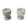 Egg cups in marble