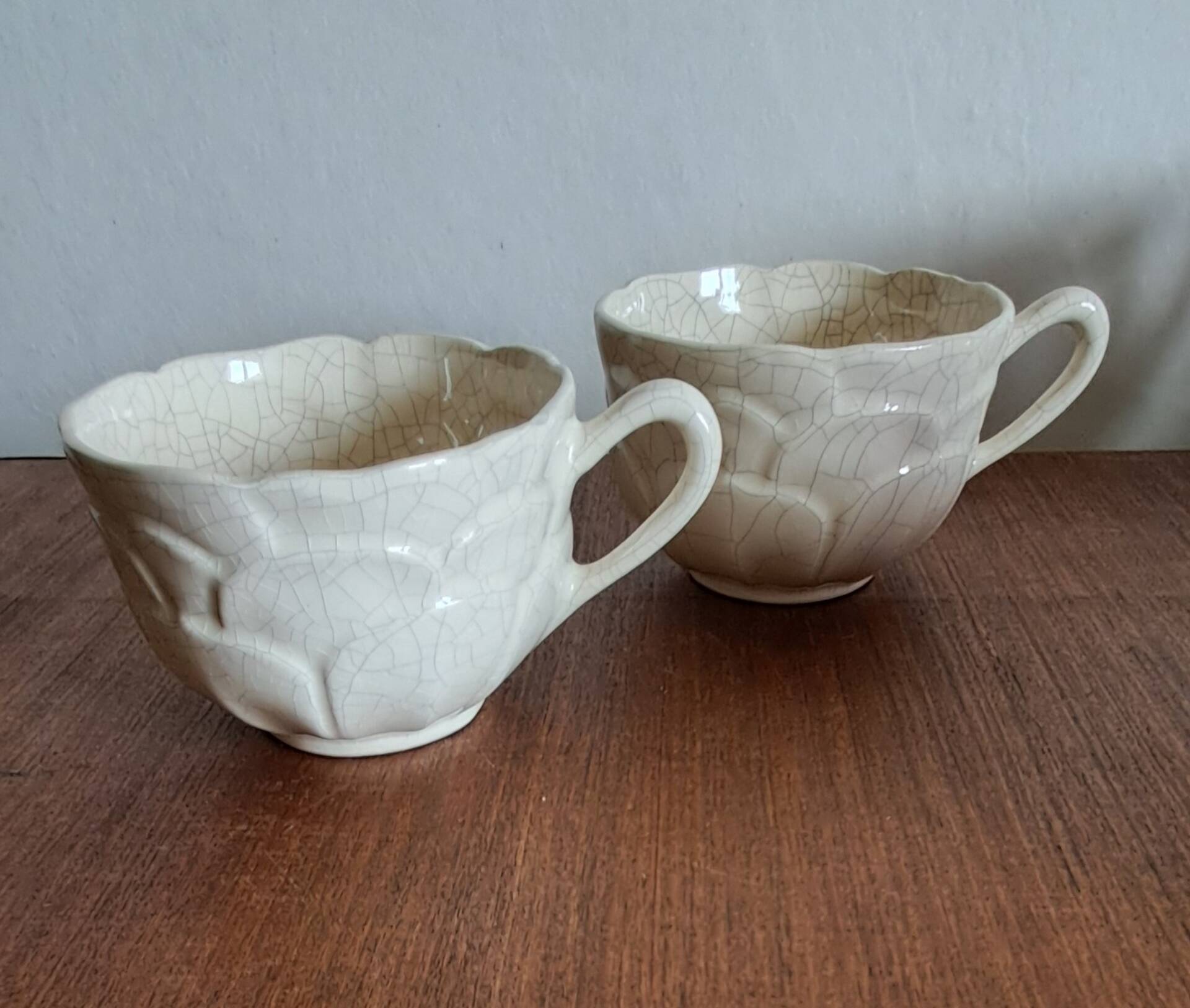 Tea set, pottery from Charolles by Jacques and Kira Molin. An